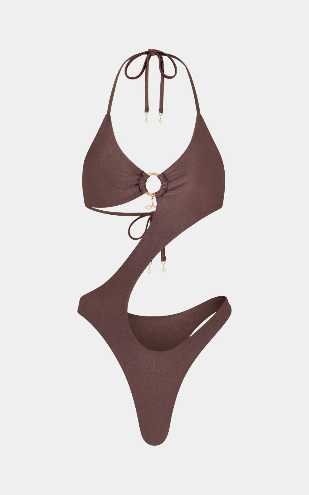 Sole bodysuit espresso